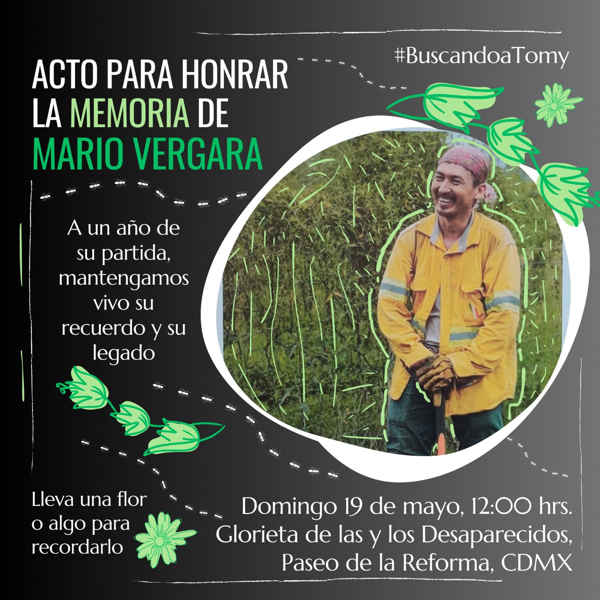El 18 de mayo de 2023 murió Mario Vergara Hernández, quien buscaba a su hermano Tomás desaparecido el 5 de julio de 2012 en Huitzuco, Guerrero. Acompáñanos este domingo a recordar la búsqueda de Mario a un año de su muerte.