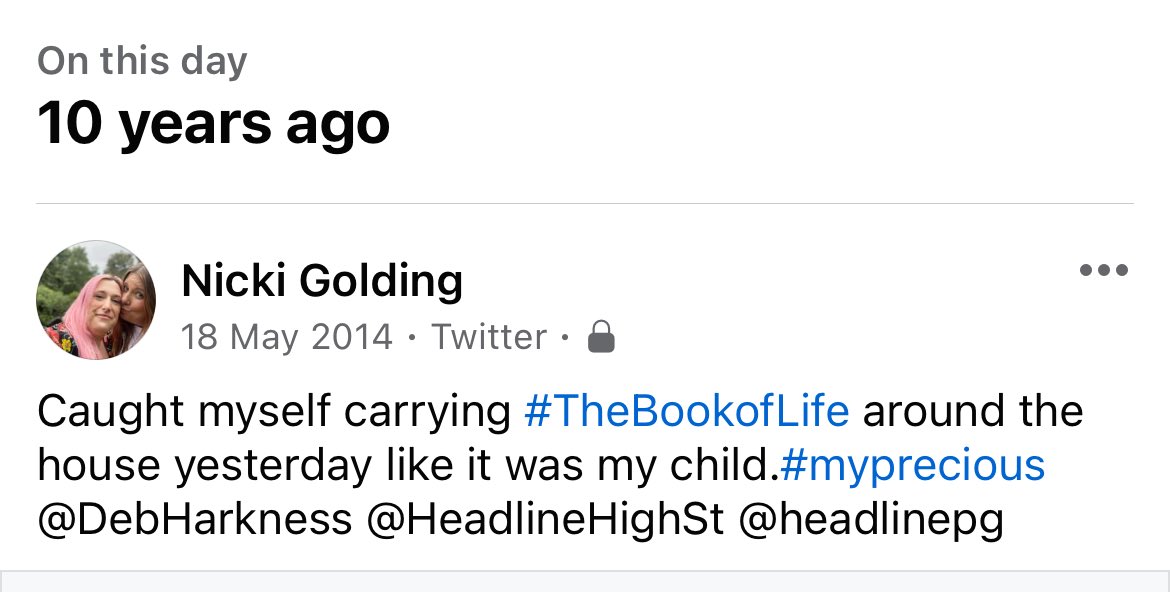 Love that this happened ten years ago and shortly(ish) I can be doing it all over again. Love my job! #TheBlackBirdOracle #bookseller <a href="/DebHarkness/">Dr Deborah Harkness (PhD, LHD)</a> <a href="/Bookywookydooda/">Caitlin Raynor</a> <a href="/headlinepg/">Headline Books</a> <a href="/HeadlineHighSt/">Lucy</a>