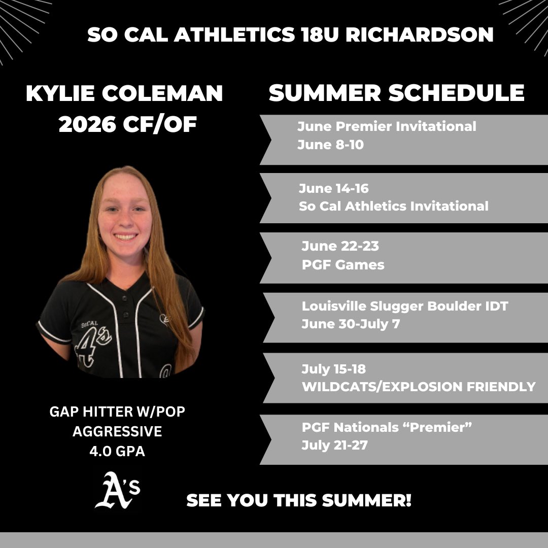 Looking forward to a great summer! @EFP_Solutions @SoftballDown @RodneyDeLong @IHartFastpitch @DedeannPH1 @ajmitchell13 @CoachDot_LU