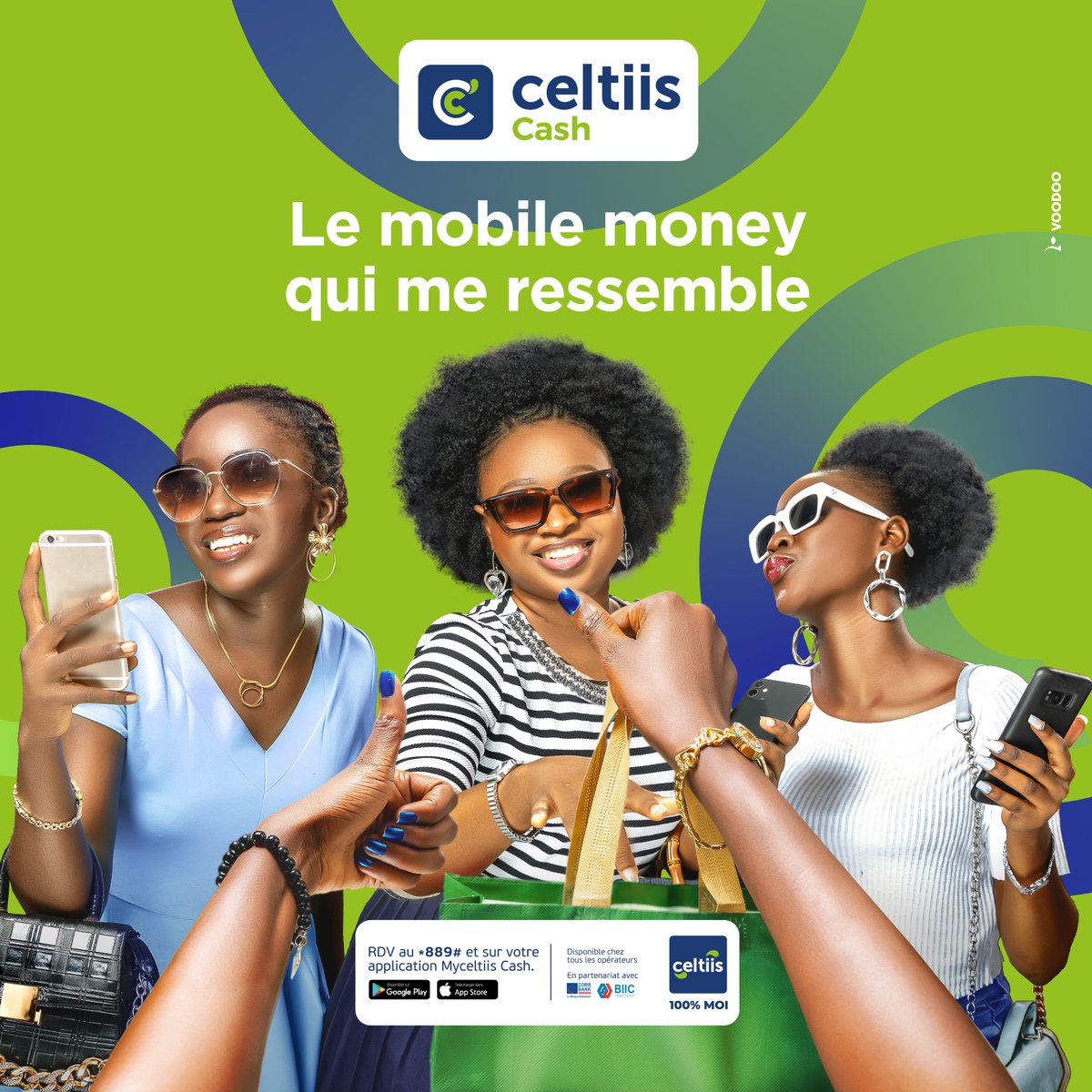 Plus qu'une simple solution de mobile money, C'cash reflète parfaitement qui tu es vraiment. Avec Celtiis Cash, tu exprimes ta personnalité à travers chaque transaction 😊, où que tu sois au Bénin 🇧🇯, quel que soit ton opérateur. #Celtiis100pourcentMoi