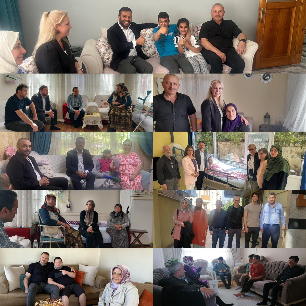 Engelleri aşmak sevgiyle başlar ❤️ #EngellilerHaftası sebebiyle teşkilat mensuplarımızla birlikte kardeşlerimize ziyaretlerde bulunduk. @osmannnurika