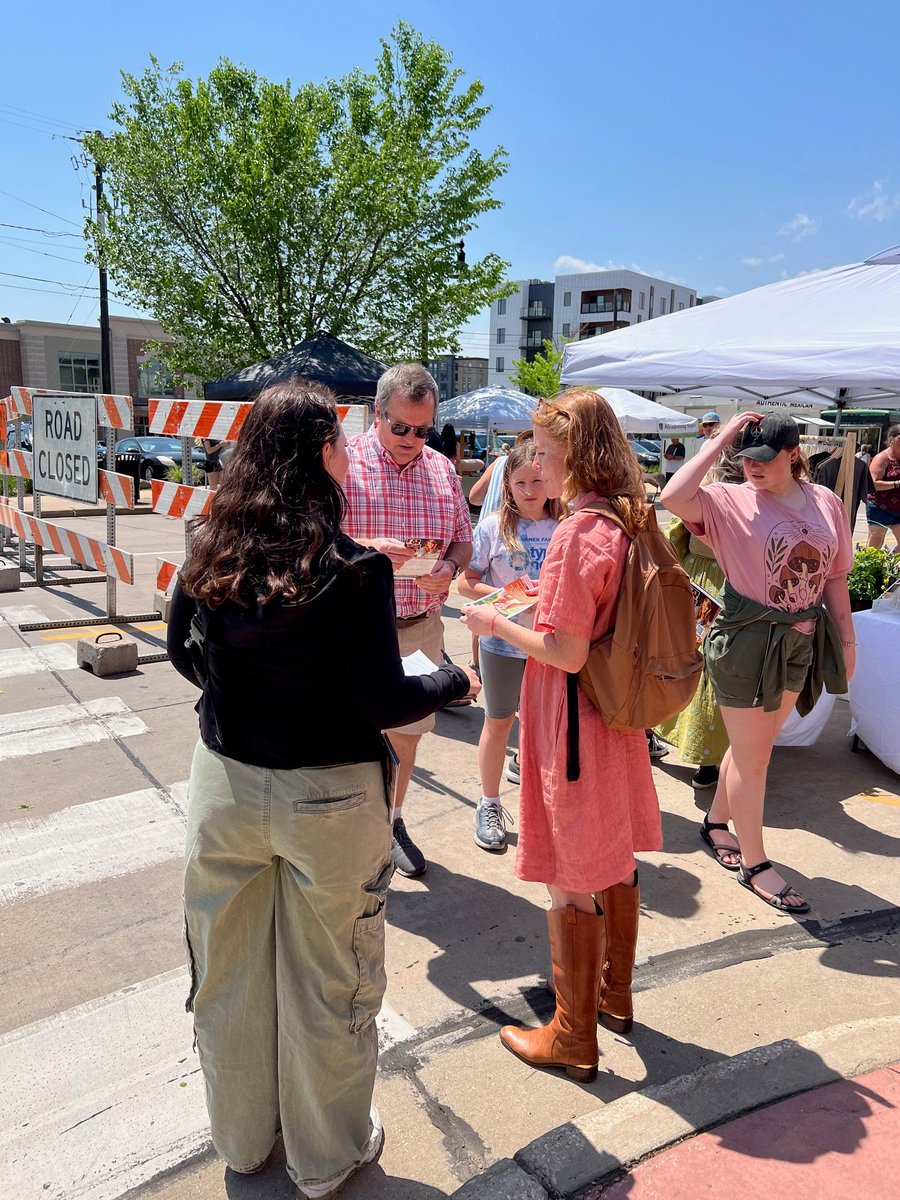 Our crew was out today at the North Hill Spring Market in Eau Claire. Thanks to everyone who signed up to get me on the ballot! Together, we’ll flip this seat.