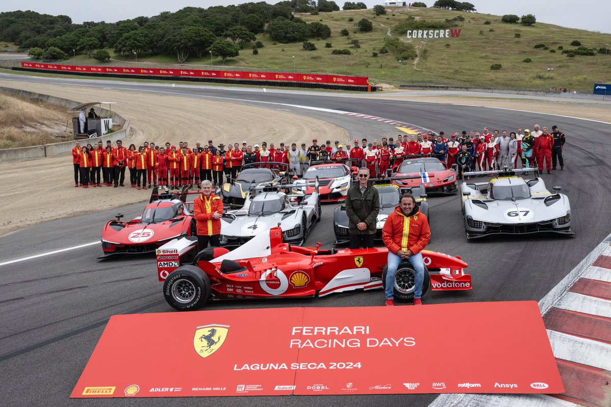 Postcard from #FerrariRacingDays 2024 at Laguna Seca 📸

#FerrariCorseClienti #FerrariRaces @FerrariUSA