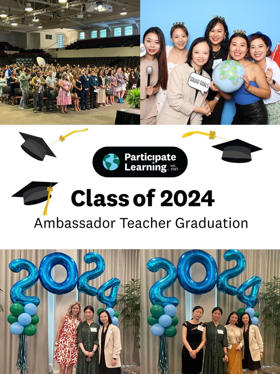 What an honor to join @ParticipateLrng Ambassador Teacher Graduation today! Congratulations to the 5th term @ParticipateLrng Ambassador Teachers, # #Classof2024, who have shared their language and culture and made profound impact over the past five years! #UnitingOurWorld