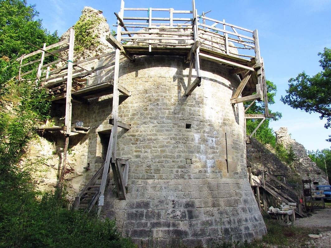 The castle in Noyers-sur-Serein
