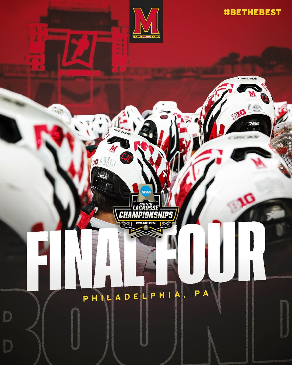 THE MARYLAND TERRAPINS ARE HEADED BACK TO THE FINAL FOUR!!! #BeTheBest