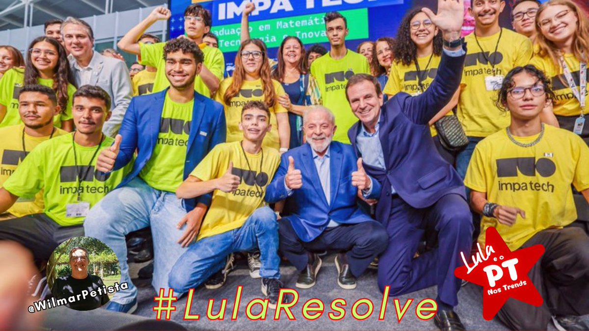 Obrigada presidente! #LulaResolve
