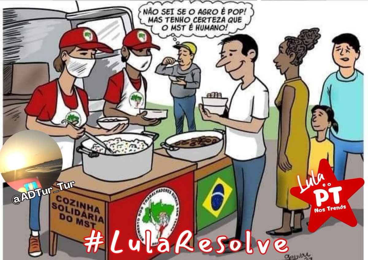 'não dei se o agro é pop, más tenho certeza que o MST é humano.' #LulaResolve