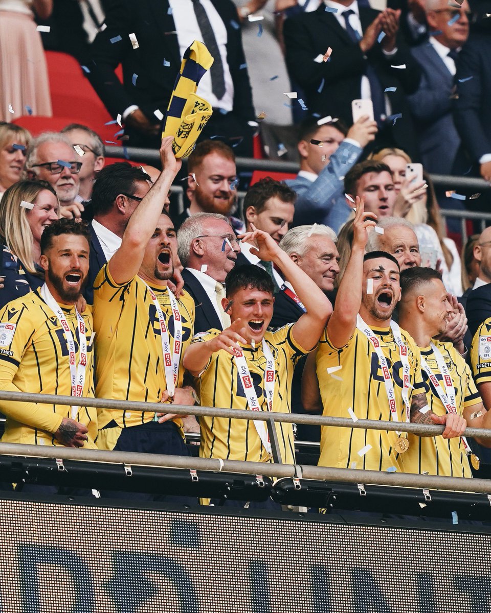 Congratulations to <a href="/finstevens1/">Fin Stevens</a> and <a href="/OUFCOfficial/">Oxford United</a> on their Play-Off victory this afternoon 🙌🙌