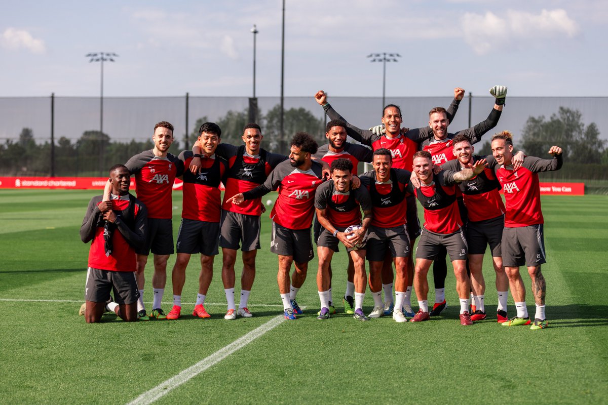 LFC's tweet photo. The winning team from today's session 🙌 https://t.co/j7FcjZGBZT