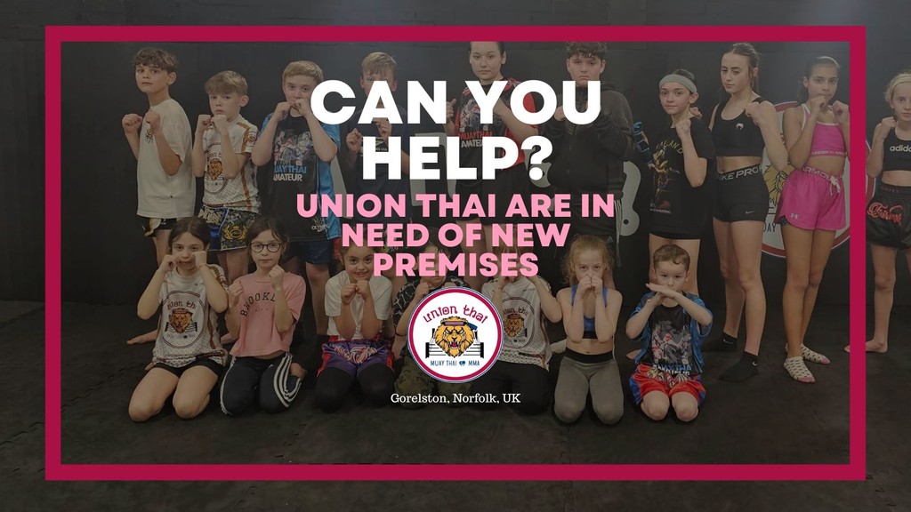 Union Thai, a recent, successful #GYSLT grant applicant, is in need of new premises 🥊 Could you recommend a space or location Please DM us and we'll share it on. Thank you for supporting our young athletes and our community ❤️ @greatyarmouthbc @HarbourRadioGY @EDP24 @GYMercury