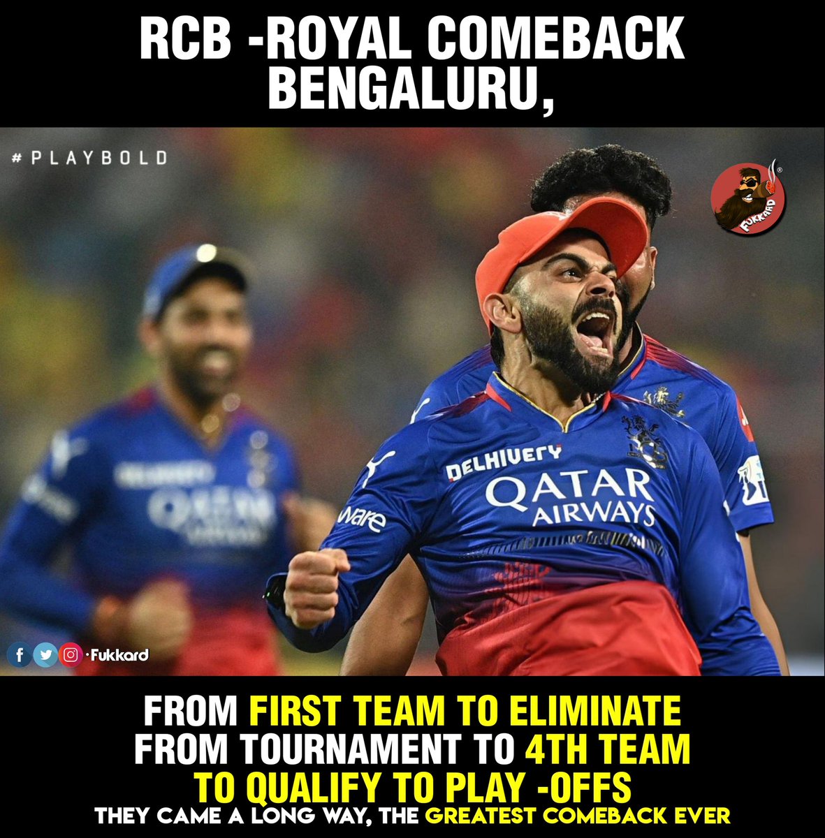 Royal Comback from #RoyalChallengersBengaluru 💉🔥🔥 No Hopes to Six Consecutive Wins 🥵