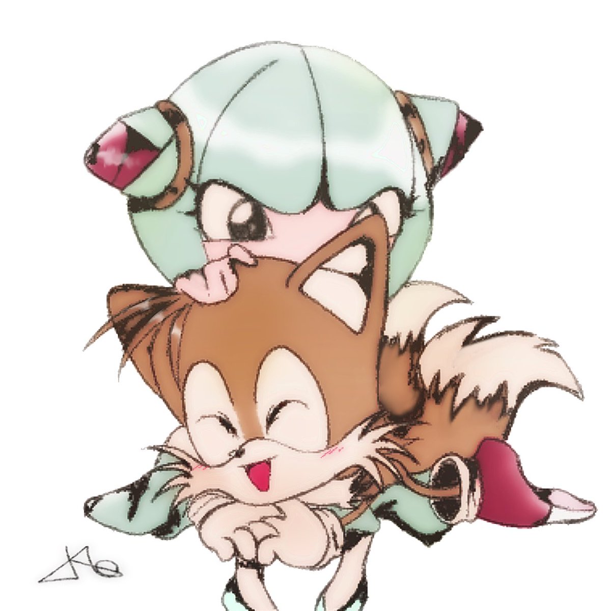 Tails and Cosmo 🌺 #sonic