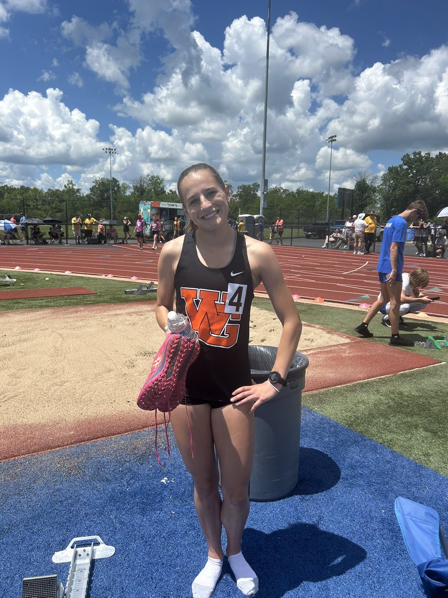 Congrats to Parker Allen for finishing 3rd in the 1600 qualifying for state! <a href="/statesmensports/">WGHS Athletics</a>