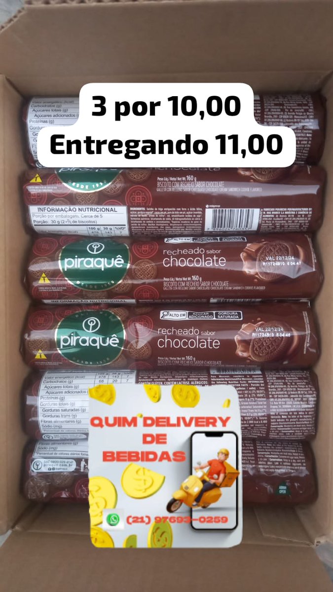 quim_delivery's tweet photo. Preço na foto👇

Endereço- Av Dom helder Câmara 855,Condomínio Nova CCPL BENFICA
Depósito do Quim em frente ao bloco 14 ccpl
Fazemos entregas pela redondezas
Zap 21 976930259

Converse com Quim distribuidora de bebidas e alimentos no WhatsApp: https://t.co/p2tZCEbfg2… https://t.co/0oIzdNzZJ9