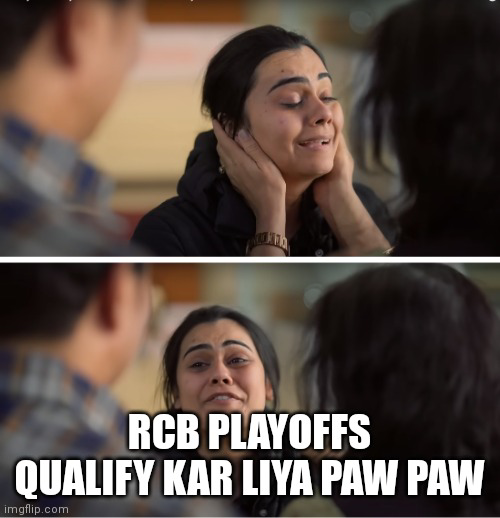 CSK/thala fans right now 🤣 #Bengaluru congratulations rcb #RCBvsCSK