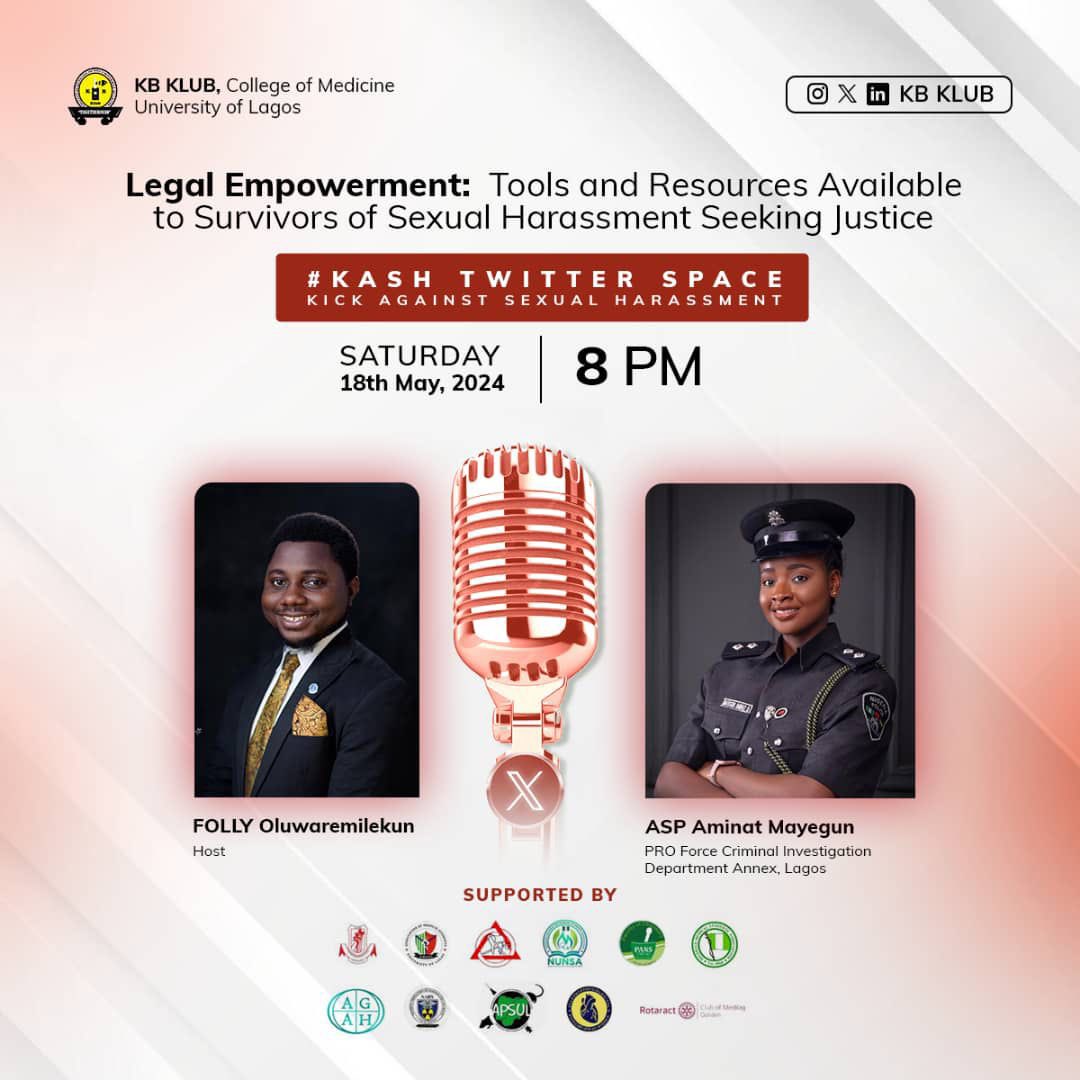 ASPmaiyegunamin's tweet photo. I am humbled to be a speaker at the
Kick Against Sexual Harassment online campaign,our commitment to supporting survivors seeking justice. We prioritize trust in the criminal justice system, thorough investigations, and synergies with other law enforcement to ensure justice. Toge https://t.co/KoPaKdb47k