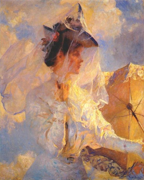 🎨Frank Weston Benson Against the Sky, 1906
