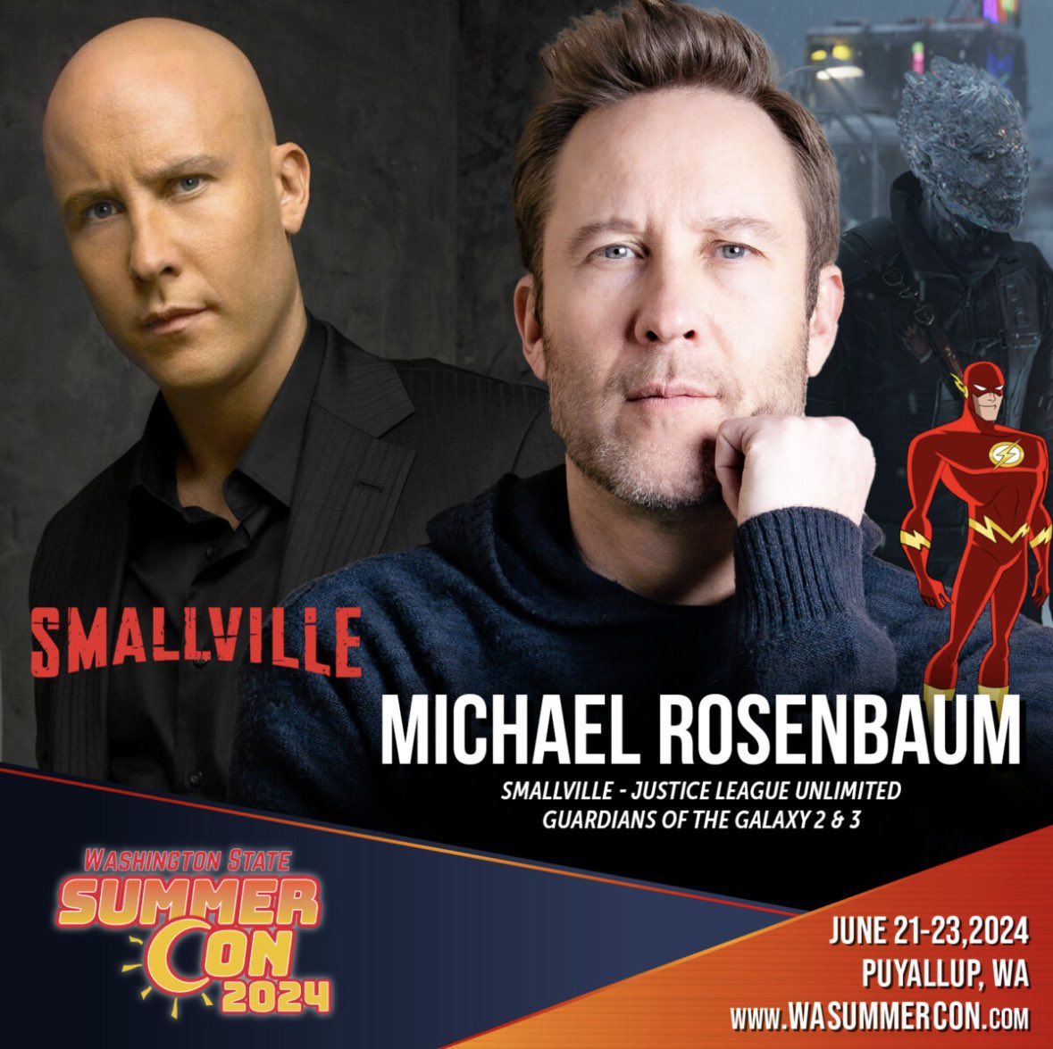 Don’t Miss out on an opportunity to see @michaelrosenbum at the Washington state summer con, June 21 -23  2024  checkout the link and make sure to pick up some tickets wasummercon.com/michael-rosenb…