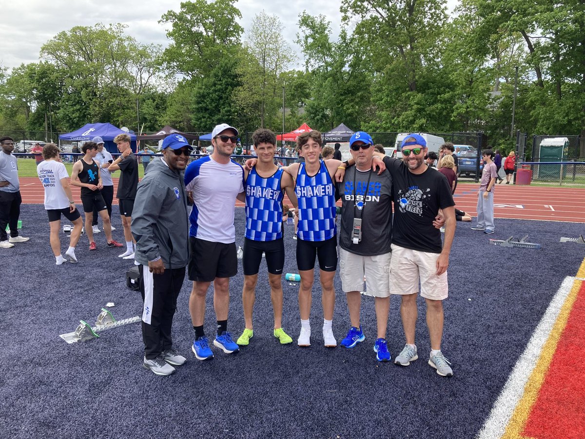 ShakerIndoor's tweet photo. We had a great showing by our athletes at the prestigious Eddy meet today. We had a third-place finisher in the mile, our four by one team placed fourth, and we had a sixth-place finisher in the 100m dash. Great job, guys, as we prepare for sectionals! https://t.co/B7OgXM9fLV