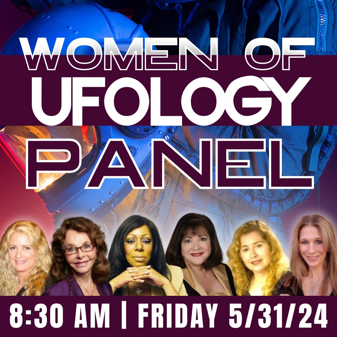This panel will showcase the diverse perspectives, groundbreaking research, & fearless leadership of women who have navigated the realms of the unexplained. #UFOtwitter Hosted by @UFO_Rabbit_Hole Heat to➡️ ContactInTheDesert.com to learn more!