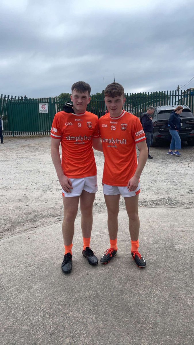 Well done to Shea Loughran, Daithi O’Callaghan and the Armagh Minor team on their win today against Donegal to make the Ulster Final next Sunday in Healy Park, Omagh against Derry. #ardmhachaabu