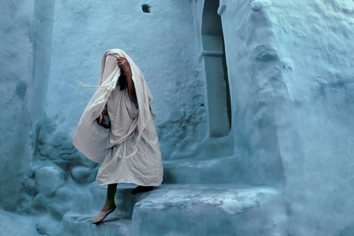 HARRY GRUYAERT 

Street life in the Rif mountains. Chechaouen, Morocco. 1987.