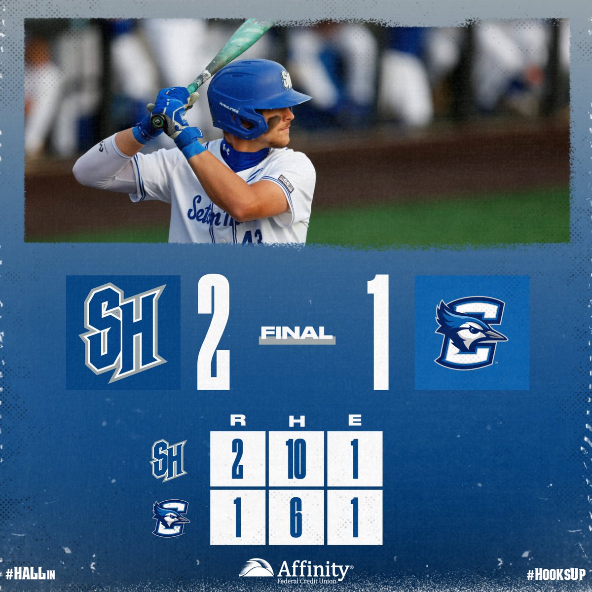 PIRATES WIN!

We close out the regular season with a gutsy 2-1 win in Omaha!

#HALLin🔵⚪ | #NeverLoseYourHustle