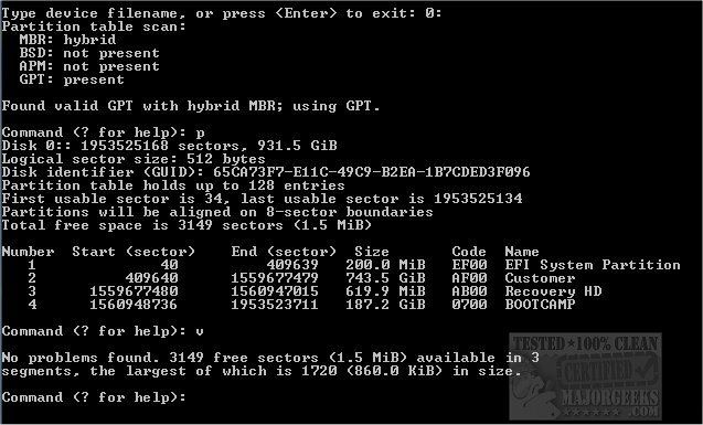 majorgeeks's tweet image. PT fdisk is a disk partitioning tool similar to Linux #fdisk but used for modifying GUID Partition Table (GPT) disks.
majorgeeks.com/files/details/… #drivepartitioning