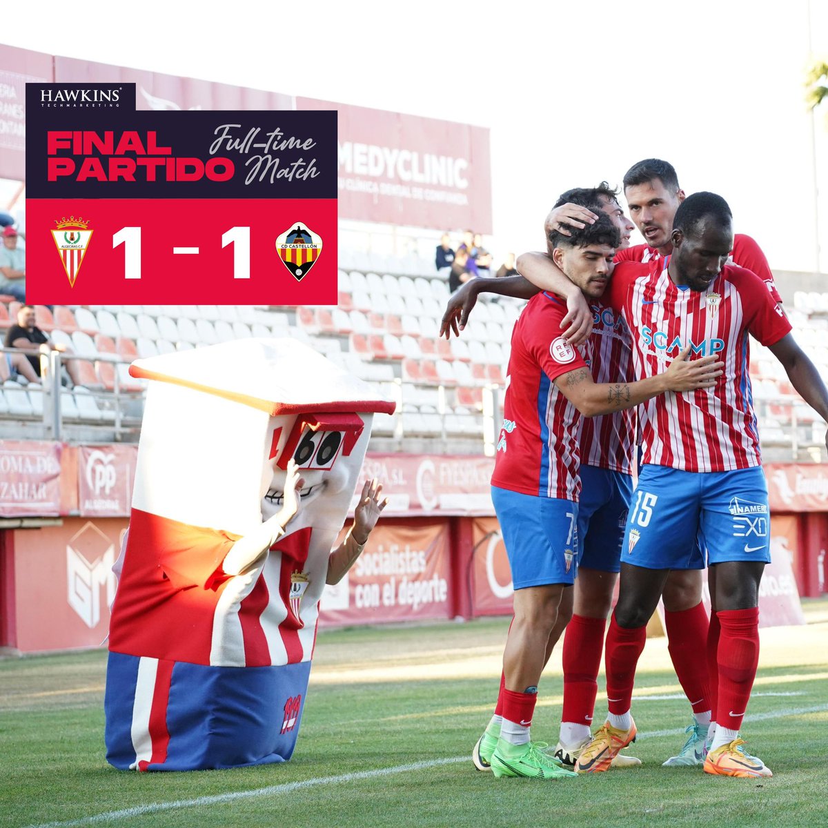 ⏺️Final 1-1| ¡Gracias Afición!🙌🔴⚪️ #AlgecirasCastellón #ThisisACF #CrecemosContigo #HechosParaGanar