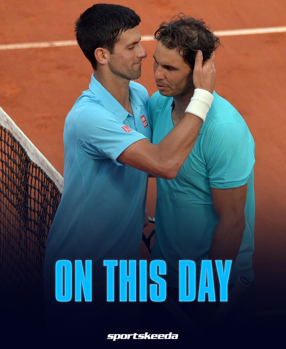 On this day In 2014, Novak Djokovic defeated Rafael Nadal in the Italian Open final! 🏆

#NovakDjokovic #RafaelNadal #Tennis