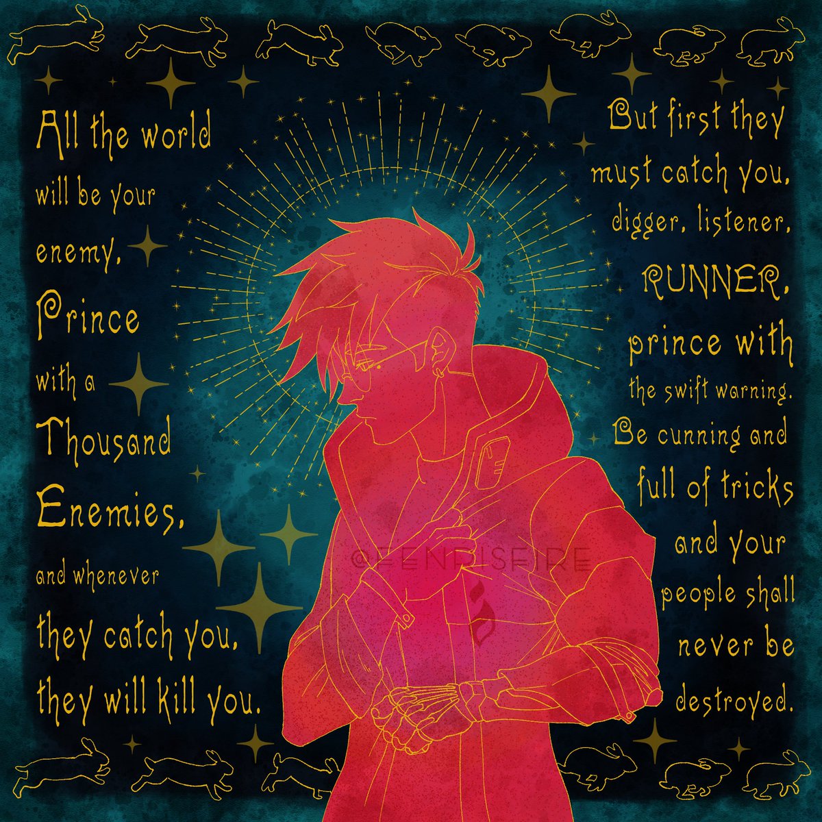 Been avoiding posting art here lately but I'm really proud of this one so what they hell
#trigun_stampede #TRIGUNイラコン #vash #VashTheStampede