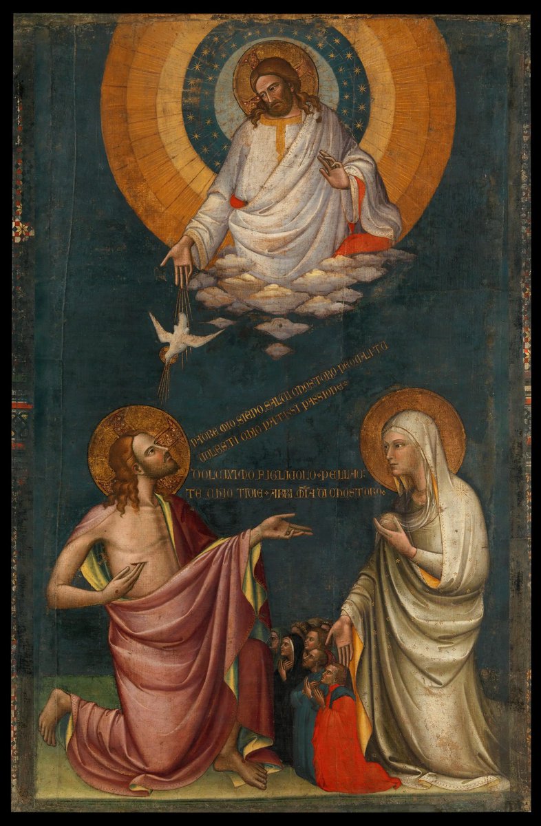 The Intercession of Christ and the Virgin by Lorenzo Monaco, c. 1400