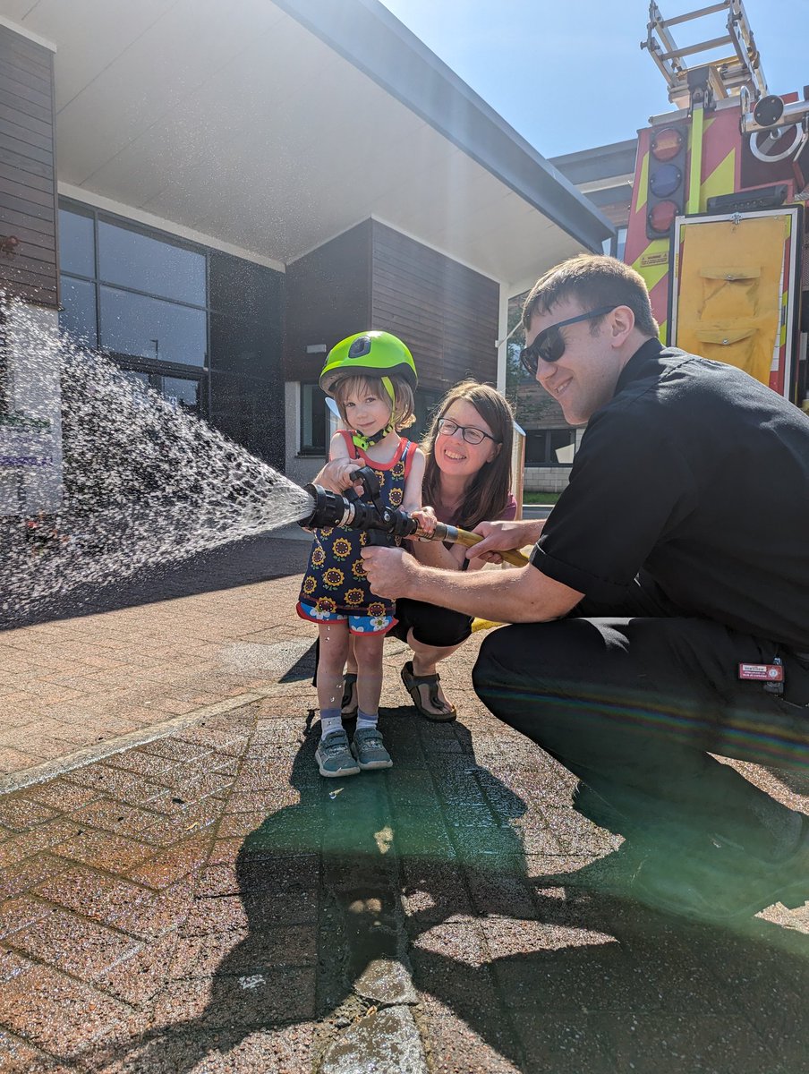 FireCallander's tweet image. I think we have a future recruit! A lovely morning with Callander Mental Health Matters charity.
#CommunityEngagement