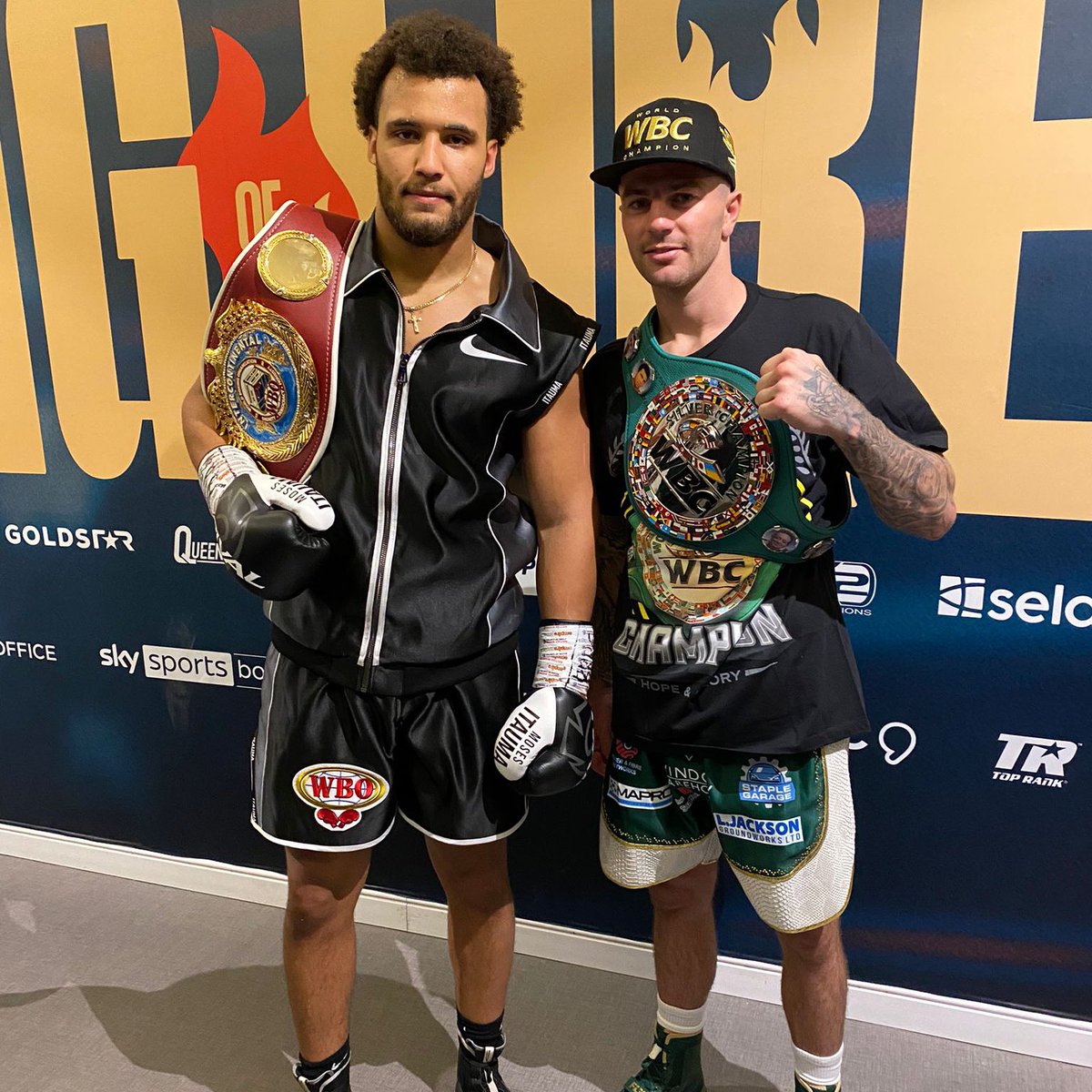 FrankWarren's tweet image. The Future is Bright! Quality performances Moses and @markyboy118! #RingOfFire