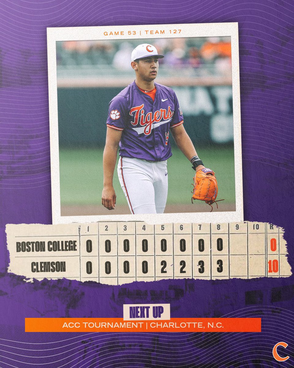 That’s a SWEEP🧹 #Clemson finishes the regular season with 4️⃣0️⃣ overall and 2️⃣0️⃣ ACC wins‼️