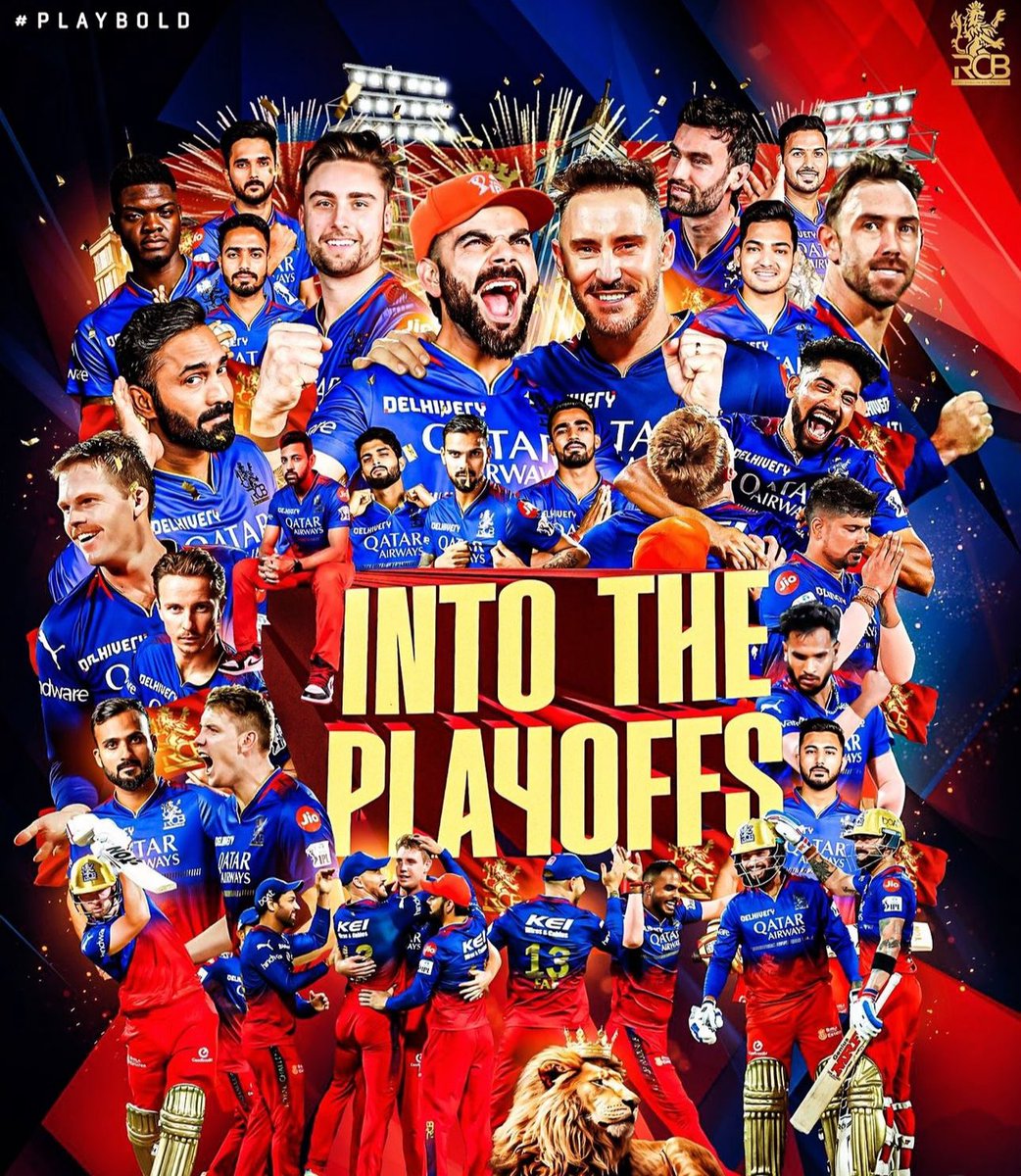 ನಾವು ಬಿದ್ದರು ಸತ್ತರೂ ತಲೆ ಬಾಗ್ಸಲ್ಲ. Playoffs ಏನಾದ್ರೂಆಗ್ಲಿ. ಇಷ್ಟ್ ಸಾಕು. #RCBians @RCBTweets #RoyalchallengersBengaluru