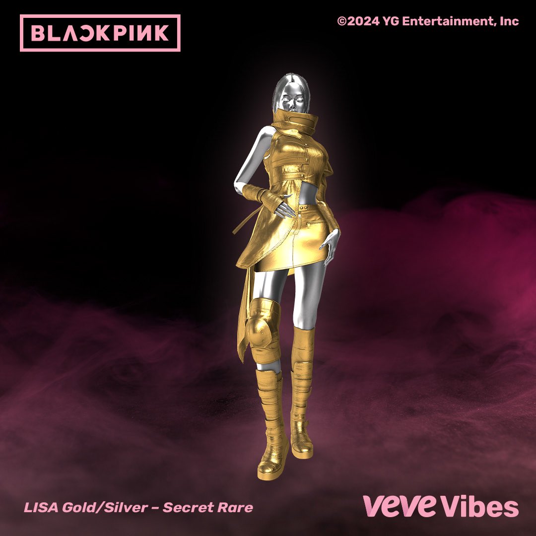 .@BLACKPINK’s #LISA Pink Venom Statues Pink/Silver & Gold/Silver collectibles drops globally with @veve_official on June 1st at 8 AM PT! #블랙핑크 #리사 #BLACKPINK