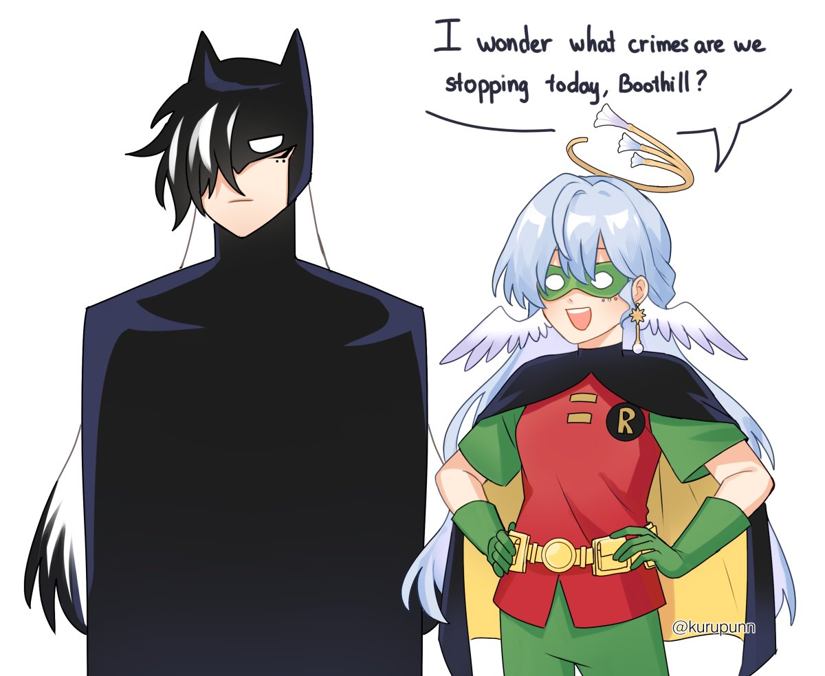 kurupunn's tweet photo. batman (boothill) &amp; robin

#boothill #robin https://t.co/upAQ4hgP8S