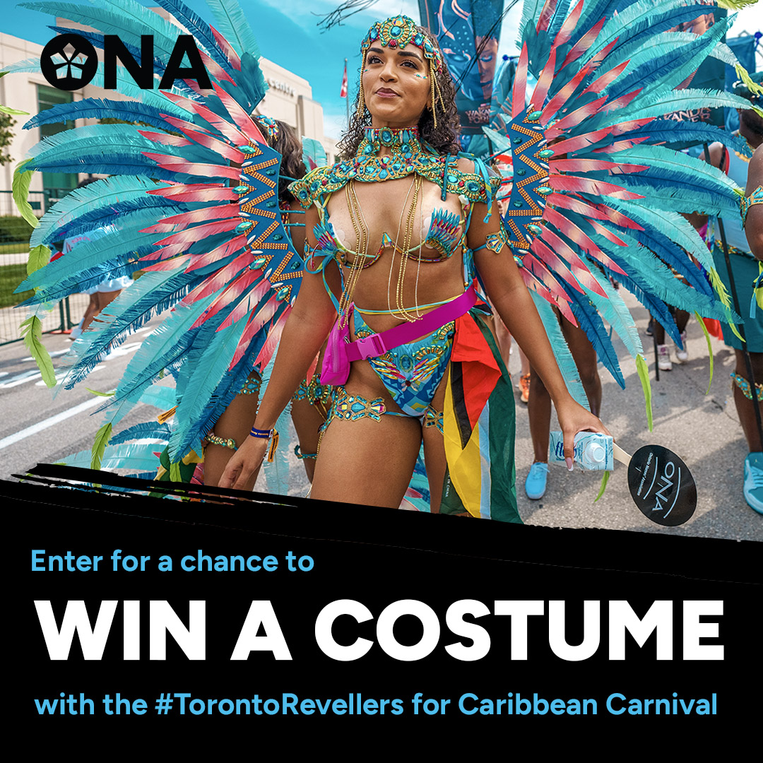 ONA will be once again be joining the @torevellers for Toronto Caribbean Carnival on August 3, 2024! Twenty ONA members will be randomly selected to join us at the event, so if you're interested in joining please contact Kieran at KieranM@ona.org before Tuesday May 28, 2024!