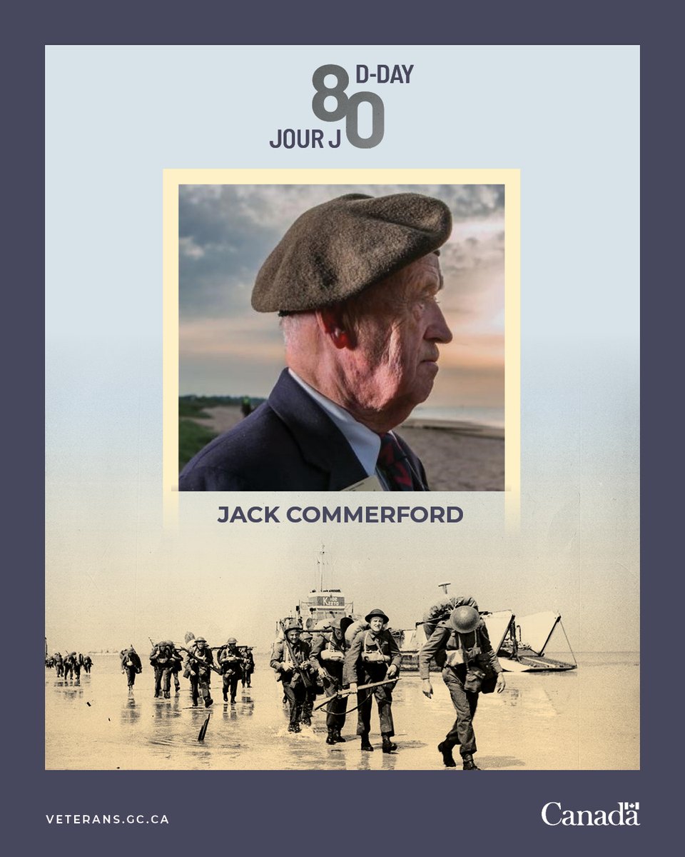 We are 19 days to D-Day 80. Tens of thousands of Canadians took part in the Normandy Campaign in 1944. Jack Commerford was one of them. Learn more about the road to #DDay80: ow.ly/h6Ju50RIWVt #CanadaRemembers
