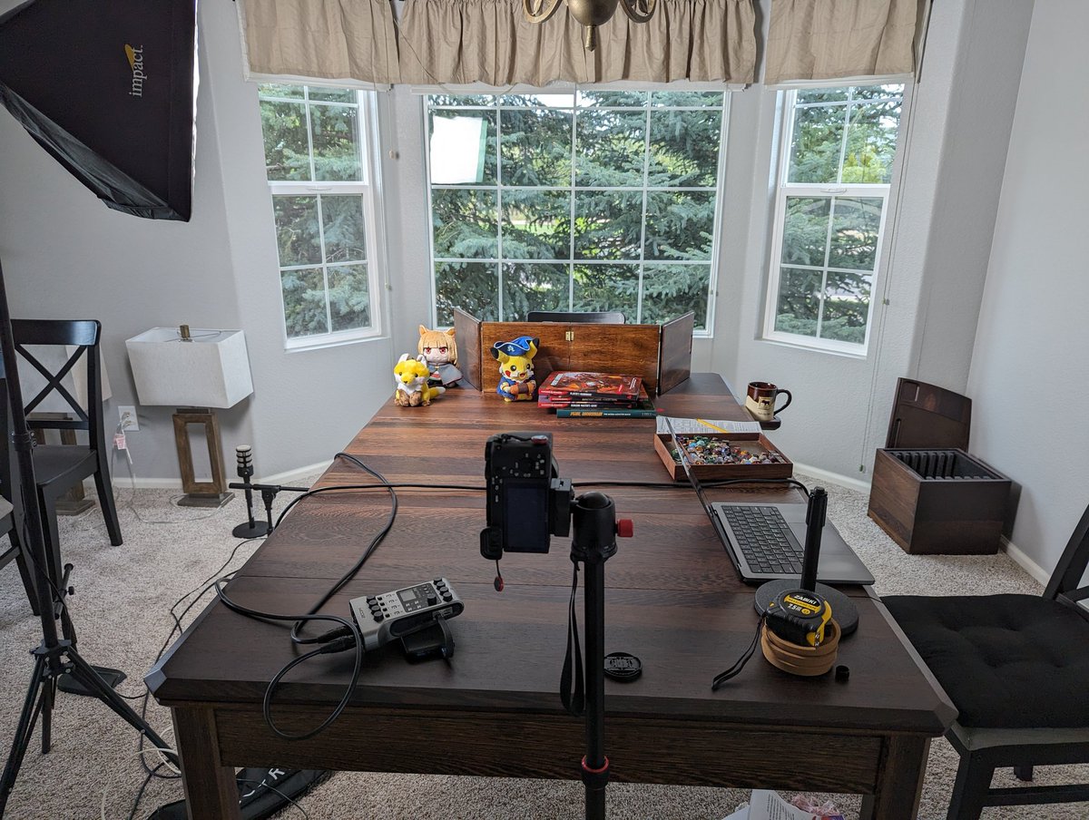 ModularDM's tweet photo. Time to record some new skits and videos! https://t.co/EQZzAdyHay