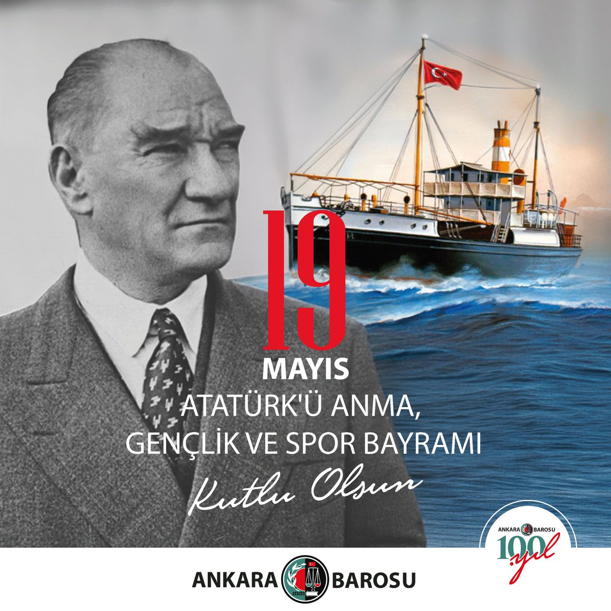 19 MAYIS ATATÜRK’Ü ANMA, GENÇLİK VE SPOR BAYRAMI
Kutlu Olsun
