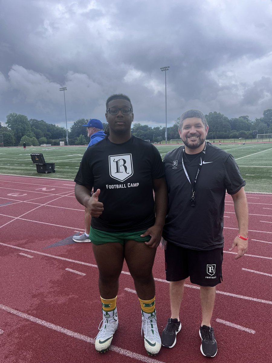 CJWilliams_01's tweet image. Had a Great Time At the Rhodes College Football Camp #RollLynx🔴 @RhodesFootball @Coach_DiLella @CoachBrown60 @CSmithScout @WMajorWright