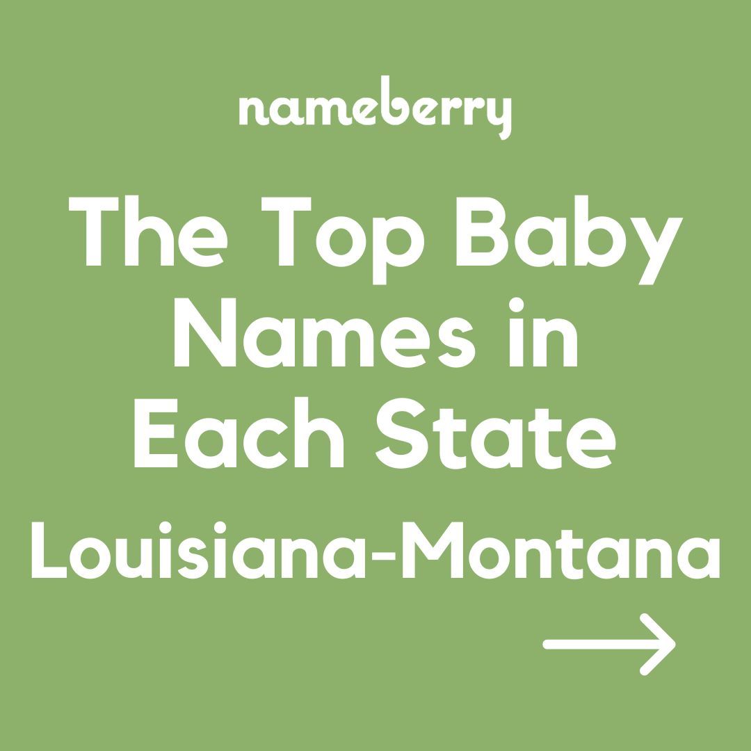 nameberry's tweet image. The most popular baby girl and boy names in each state — from Louisiana to Montana!

Tell us which baby names you're noticing in *your* state ⬇️

See more analysis of the top names in each state on Nameberry: buff.ly/3sLSqx2 

#nameberry #babynames #topnames