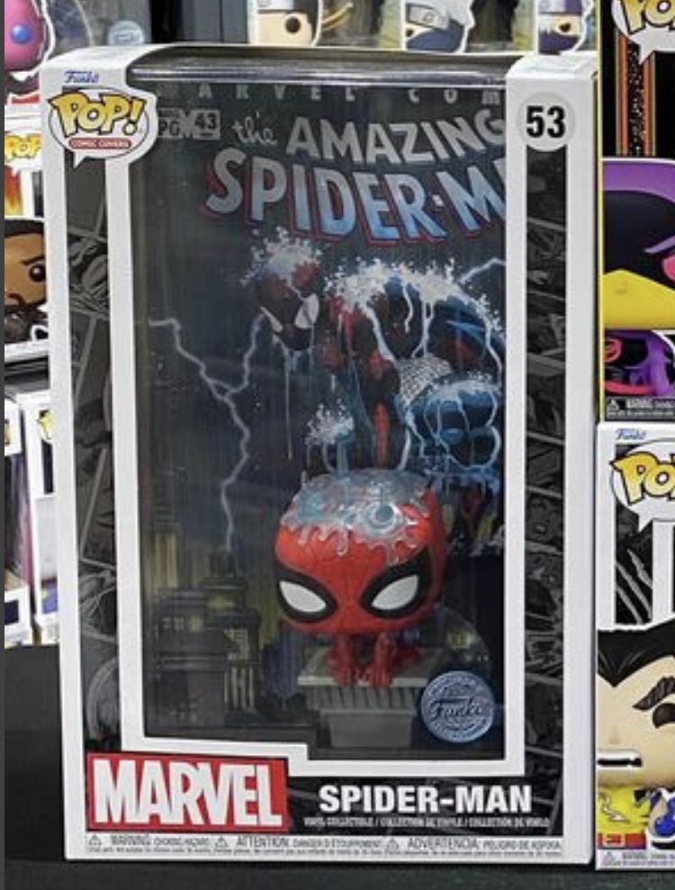 Closer look at Target exclusive The Amazing Spider-Man #43 Funko Pop Comic Cover! #spiderman