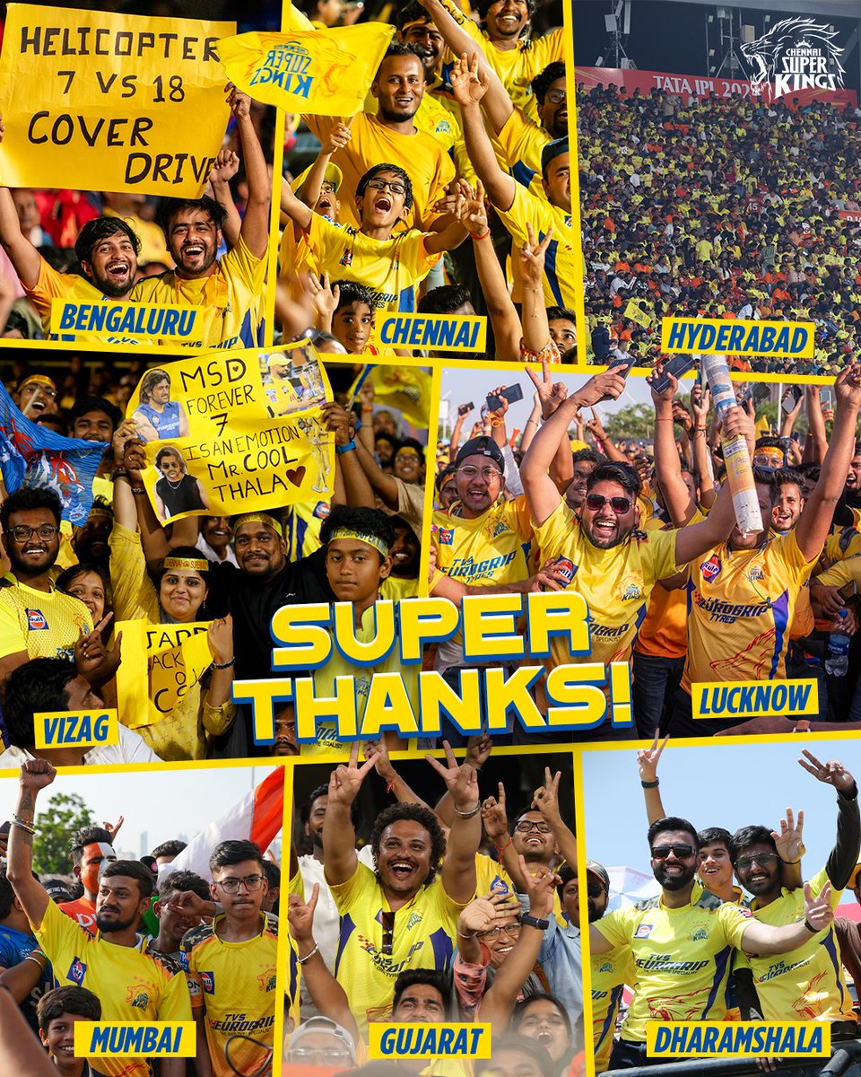 Even through the tough times, You've been with us. Until We meet again, Superfans! 💛 #WhistlePodu #Yellove🦁💛