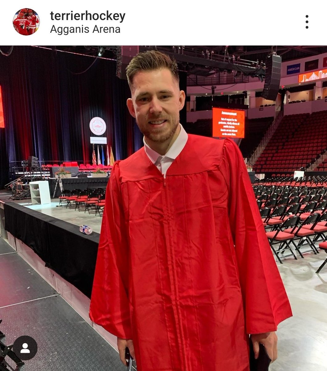 2015 Beanpot, Hockey East Tournament Champion and National Runner Up, A.J. Greer returns to BU to receive his college diploma