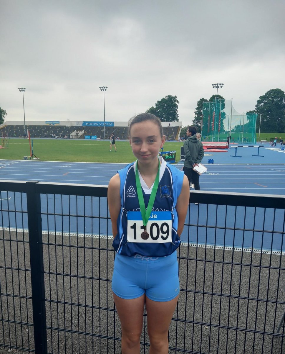 Congratulations to Isabelle who competed in the Leinster schools athletics long jump today , bringing home a bronze medal. Well done 👏🏻 Ms shovlin &amp; Ms Healy @Ramsgrange_CS
