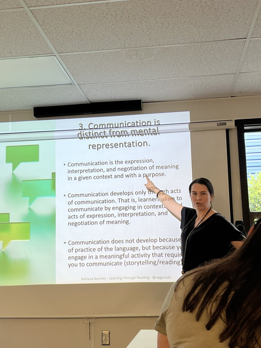 Thank you <a href="/veganadri/">Adriana Ramirez</a> for demonstrating impactful personalized ways to engage students in comprehensible input in the target language!
✅validate and amplify the languages/cultures in the room 
✅offer authentic, joyful communicative opportunities 
✅scaffold, repeat, celebrate!